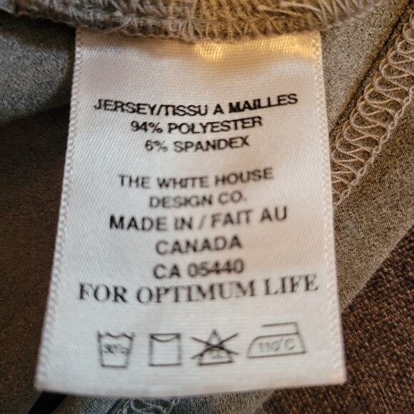 Sympli Nu Trapeze Dress Sze 4 Liquid Slinky Soft Stretch 3/4 Sleeve Pockets Gray - Picture 6 of 8